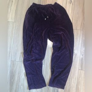 Purple lounge pants
